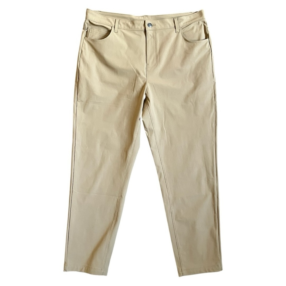 Fabletics Men's Classic Fit The Don 5-Pocket Dark Twill Pants